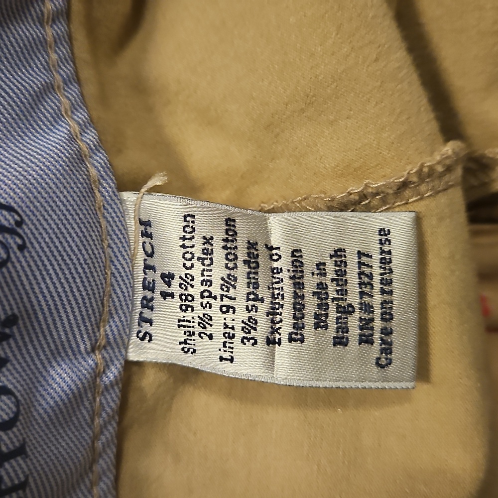 NWT Craft & Barrow Size 14 Skort - Picture 4 of 5